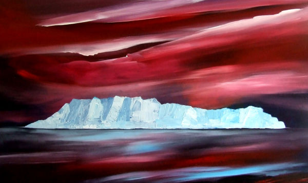 Title:- Portrait of Iceberg.
Medium:- Oil on Board.
Size:-100cm x 60cm.
Price:- �1000 